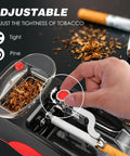 Hand adjusting Electric Automatic Rolling Machine Mini Injector For DIY Roller Making Red Pocket Friendly Portable Easy To Use