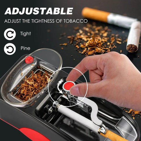 Hand adjusting Electric Automatic Rolling Machine Mini Injector For DIY Roller Making Red Pocket Friendly Portable Easy To Use