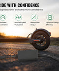 Electric Scooter Repair Controller Module With ABS Housing For Replacement And Maintenance, compact black unit on pavement