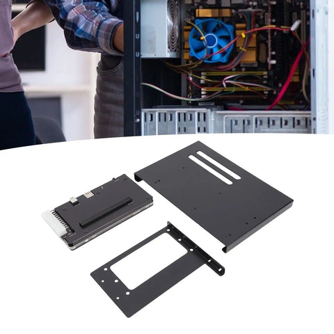 Plug And Play External Gpu Dock Station Compatible With Thunderbolt 3 And Usb4 Pcie 16x Graphics Card Enclosure shown with metal plates in use.