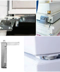 Freezer Door Pivot Hinge Stainless Steel Self Closing Replacement Hinge for Commercial Stand Freezers 4.33 x 2.75 x 0.82 in.