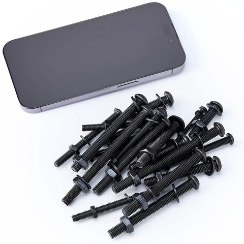 688 Piece Metric Fastener Kit With M4 M5 M6 M8 Screws Nuts Washers And Hex Bolts Twelve Point Nine Grade Alloy Steel Black Finish