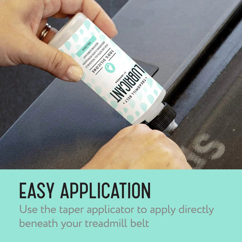 Applying 100 Percent Silicone Treadmill Lubricant For Quiet Belt Performance Easy Apply Lube For Home on treadmill belt