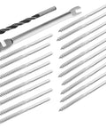 Cable Railing Kit With Stainless Steel Crimp Lag Screws, Adjustable Tightness, One Eighth Inch Outer Diameter, tools shown