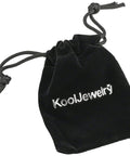 Velvet gift pouch for Sterling Silver Diamond Cut Rope Chain Bracelet 2.3mm 8.5 Inch, Hypoallergenic Nickel Free 925 Stamp
