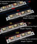 Top Shelf 304 Stainless Steel Sliding Window Rollers With Heavy Duty Bearing Wheels For Patio Doors And Glass Tracks, Type 77 and 88 rollers displayed.