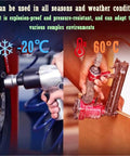 Heavy Duty Flexible Compressor Air Hose, Built Tough Pneumatic Tubing, 328 Foot Polyurethane Line used in cold and hot conditions.