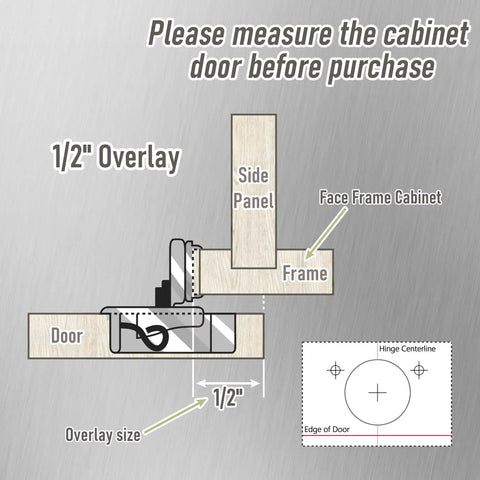 Lay Off The Slamming Routine With These Smooth As Butter Soft Close Cabinet Hinges For Face Frame Kitchen Doors And Drawers Featuring Built In Dampers And Precise Three Way Adjustments In A 10 Piece Pack