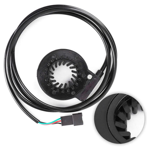 Electric Assist Sensor For E-Bikes, Lightweight Plastic 12-Pulse Pedal Assist Sensor With 3.6Ft Cable, Right-Side Bottom Bracket Install, Ride-Ready Upgrade For Commuters, Trail Riders, And Urban Cyclists