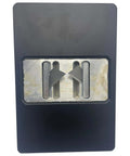 V shape cutter head from Pro Grade Pre Insulated Duct Panel Cutter Kit With Five Cutter Heads Featuring Straight, 45 Left, 45 Right, Side Shape, And V Shape Cuts Color Coded For Quick ID Works With Polyurethane Duct Panels.