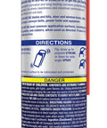 Go-To Dry Lube For Locks, Machinery And Tools With Heavy-Duty Strength, 12.1 Oz Can with instructions and safety warnings
