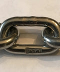 Heavy Duty Marine Grade 316 Stainless Steel Anchor Chain Four Feet Long Corrosion Resistant Boat Rode Kit close-up of links