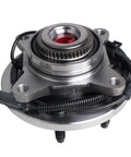 Front 4x4 Wheel Hub Bearing Assembly With ABS For 2011-2014 Ford Expedition, Lincoln Navigator, And F150, 6 Lug, 4WD, Truck Ready AWD