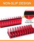 20 Slot Heavy Duty Plastic Tool Organizer Rack Set For Pliers And Cutters 2 Pack With Non Slip Base Expandable Design