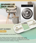 No Sweat Washer Lid Lock Bezel Replacement For Speed Queen Machines Fits 203643 Ap6339802 Ps1359783 on white background