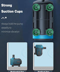 Dope 800 GPH Submersible Aquarium Pump with 45W motor, showing strong suction cups for horizontal and vertical setups