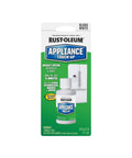 Fast Dry Appliance Touch Up Paint With Specialty Brush Bottle For White Interiors Easy Fix Scratches On Metal Porcelain And Enamel Appliances Durable Acrylic Lacquer Finish Dries To Touch In Minutes Covers A Quarter To A Half Square Foot Per Bottle Pack displayed in packaging