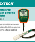 Waterproof Palm PH Meter With Cabled Electrode Handy Handheld PH Tester For Soil Water And Food Testing Quick Readout Durable Portable Design Great For Field Work