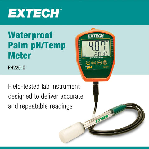Waterproof Palm PH Meter With Cabled Electrode Handy Handheld PH Tester For Soil Water And Food Testing Quick Readout Durable Portable Design Great For Field Work