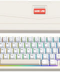 65 Percent Wireless Mechanical Keyboard Features Hotswap Switches Tri Mode Bluetooth And Usb Wiring Cnc Aluminum Body With Damped Acoustics full RGB with white keys