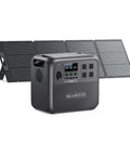 Power Up Anywhere With This Solar Generator Kit, 200W Panel, 1152Wh Portable Power Station, Four 1800W AC Outlets (2700W Surge)