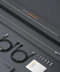 26 Inch Rigid Rifle Borescope For Precision Barrel Check And Cleaning With Laser Etched Depth Marks And Rubber Positioning Ring Keeps Probe Locked On The Exact Spot During Cleaning, with USB cables and accessories