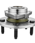 Front view of Front Wheel Hub And Bearing Assembly For Dodge Ram 1500 Non ABS 5 Lug 2002 2003 2004 2005 2006 2007 2008 Replacement Wheel Hub Bearings