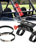 Adjustable Roll Bar Fire Extinguisher Mount For 1.75 To 2 Inch Cages, Rugged UTV ATV Bracket With Quick Release and Aluminum Alloy Holder