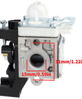 SRM 225 Carburetor Replacement For Echo Weed Eater Trimmer With Air Filter Case Cover And Fuel Line Tune Up Kit Zama RB K93