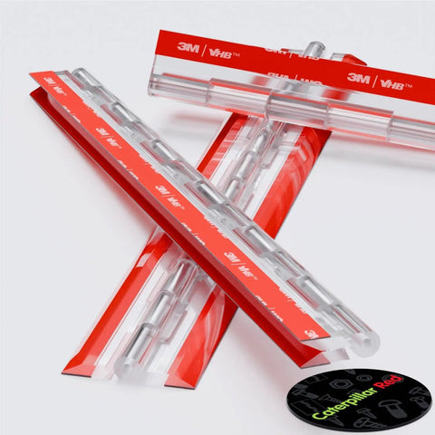 Clear Acrylic Hinges 12 Inch Four Pack Self Adhesive No Glue Needed Transparent 300mm Piano Hinges For Cabinets