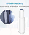 Coffee Water Filter Replacement For Jura Machines Clearyl White Filter Cartridge compatibility illustration, close-up view.