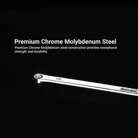 0 Degree Offset Extra Long Box End Wrench Set, SAE 1/4 To 3/4 Inch, 8 Sizes Included, Chrome Molybdenum steel detail