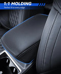 Armrest Cover For 2022 2023 2024 2025 Mitsubishi Outlander SE Black Edition SEL Center Console, microfiber leather