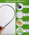 98 Feet Of 1/4 Inch Quick Connect Drip Irrigation Kit With 16 Adjustable Spray Nozzles, flexible hose and materials.