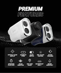 Series 3 Max Plus Golf Rangefinder With Slope Switch And Pulse Vibration, 1000 Yard Rangefinder, 6X Magnification Laser