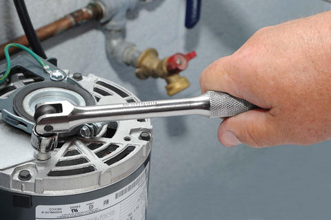Shallow SAE Socket, One Quarter Inch Drive, One Eighth Inch Size, 6 Point Fastener Fit, High Polish Chrome Finish, Premium Lobular Design For Maximum Torque, Built Tough For Heavy Duty Jobs