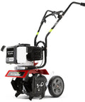 Cultivator With 43Cc 2 Cycle Viper Engine 6 To 10 Inch Adjustable Width 8 Inch Maximum Depth Overhand Handlebars Lightweight Garden Tiller