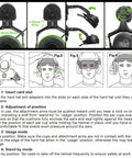 Top Shelf Ventilated Hard Hat With Dual Layer Visor Bluetooth Earmuffs And Led Headlamp Ansi Certified, installation steps for earmuffs.
