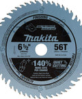 Six And A Half Inch Cordless Plunge Saw Blade With 56 Teeth Carbide Tipped For Wood MDF And Laminate