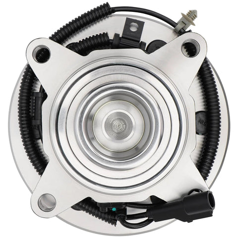 Front view of Front Wheel Hub And Bearing Assembly For Ford F150 2009 2010 2011 2WD 6 Lug With ABS Left Or Right Replacement