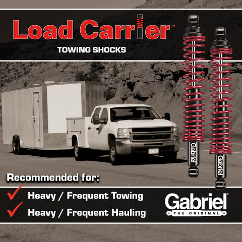 Rear Towing Load Carrier With Heavy Duty Shock Absorbers for Chevy Silverado 1500 towing a trailer on rocky road