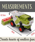 Remote Control Farm Harvester With Lights Sounds And Smoke Effects 1 To 24 Scale Battery Powered RC Combine size details