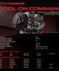 Top Tier AC Compressor With Built Clutch Fits Infiniti JX35 QX60 Nissan Maxima Murano Pathfinder DKS17D detailed view with pulley.