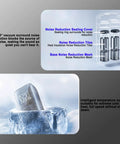 Noise reduction features of a portable device, highlighting 360° vacuum sealing and intelligent temperature control.