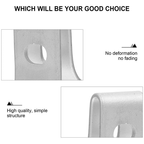Close-up of high-quality Adjustable Shelf Support Clips Clamp Aluminum Alloy Set of 50 Pieces for Wine Cabinet and Display Cabinet