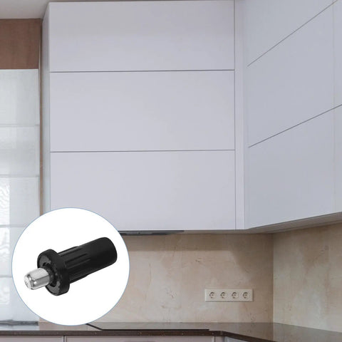Spring Loaded Cabinet Door Repair Pins Kit 50 Pack Super Easy Install For Shutters, Cabinetry, And Furniture Fittings in kitchen.