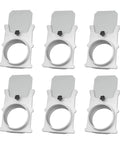 4 Inch Aluminum Blast Gate Set Of 6 For Dust Collection System Dope DIY Shop Ready Self Cleaning Clog Proof Groove