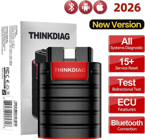 Bluetooth OBD2 Scanner With Full System Bidirectional Diagnostics OE Level Code Reader ECU Function 15 Plus Reset Services