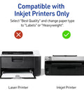 Comparison of laser printer and inkjet printer, highlighting compatibility for Dark Fabric Printable Iron On Transfer Paper For Inkjet Printers