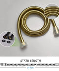 59 inch hose for 2 In 1 Handheld Shower Head Set With Rain And Jet Modes, durable brass construction, oil rubbed bronze finish